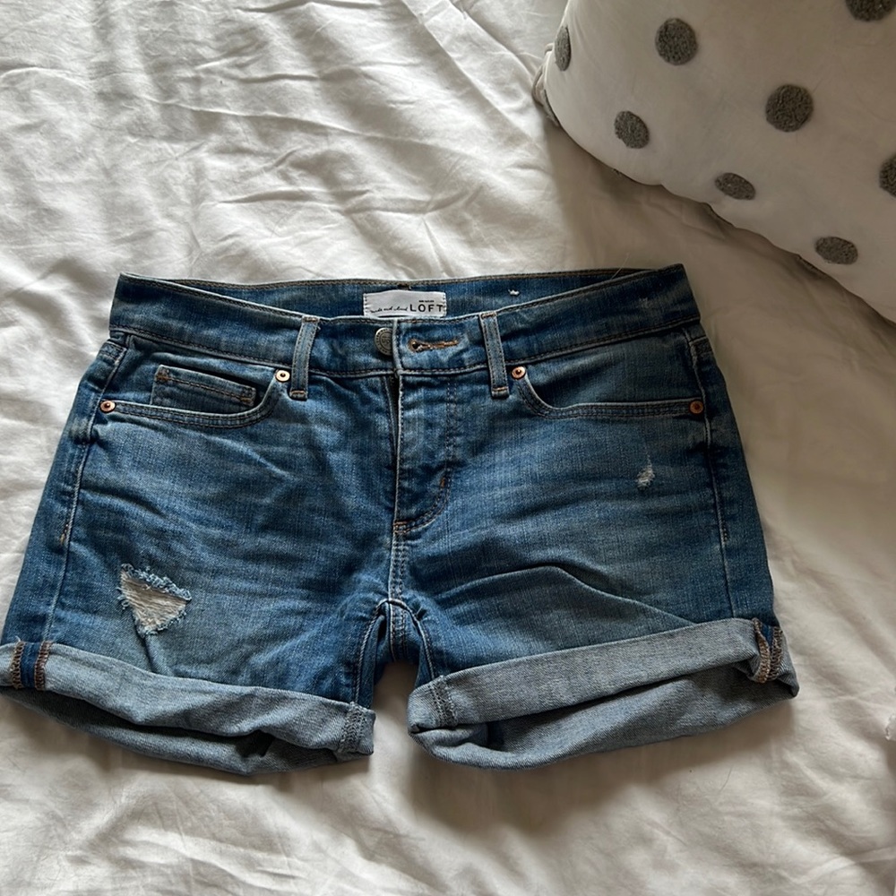 LOFT denim shorts